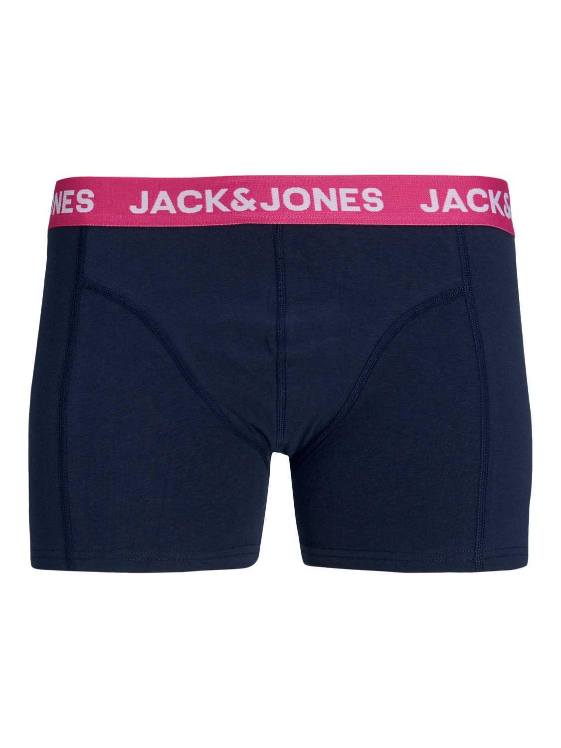 JACK & JONES Jacnorman contrast trunk (1-pack), heren boxer normale lengte, roze