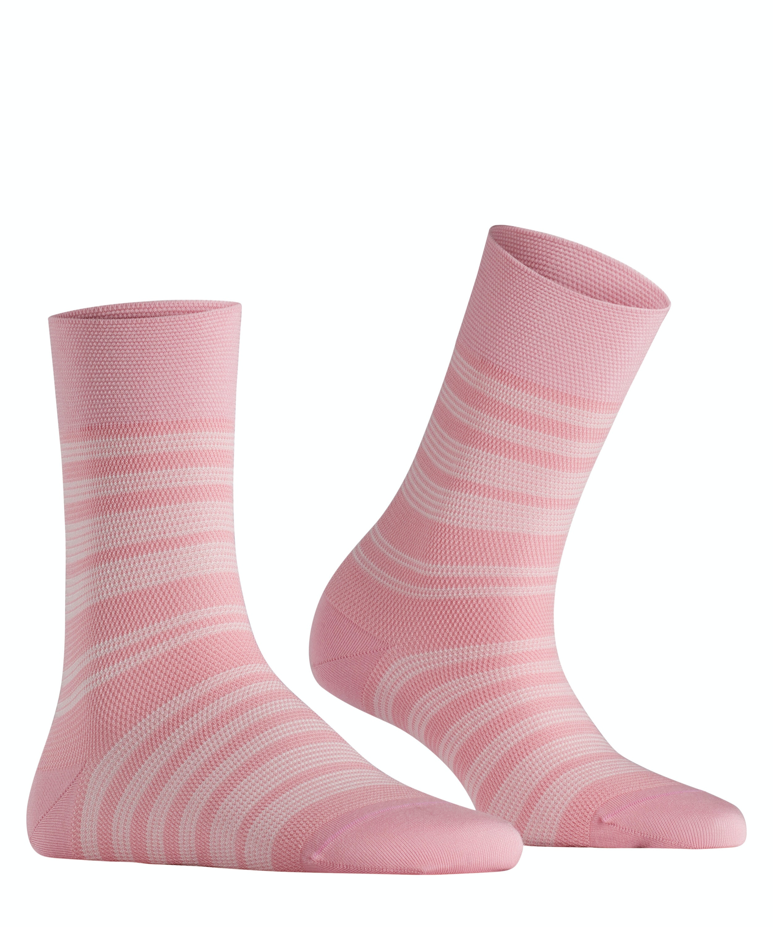 FALKE Sunset Stripe damessokken, roze (rose)