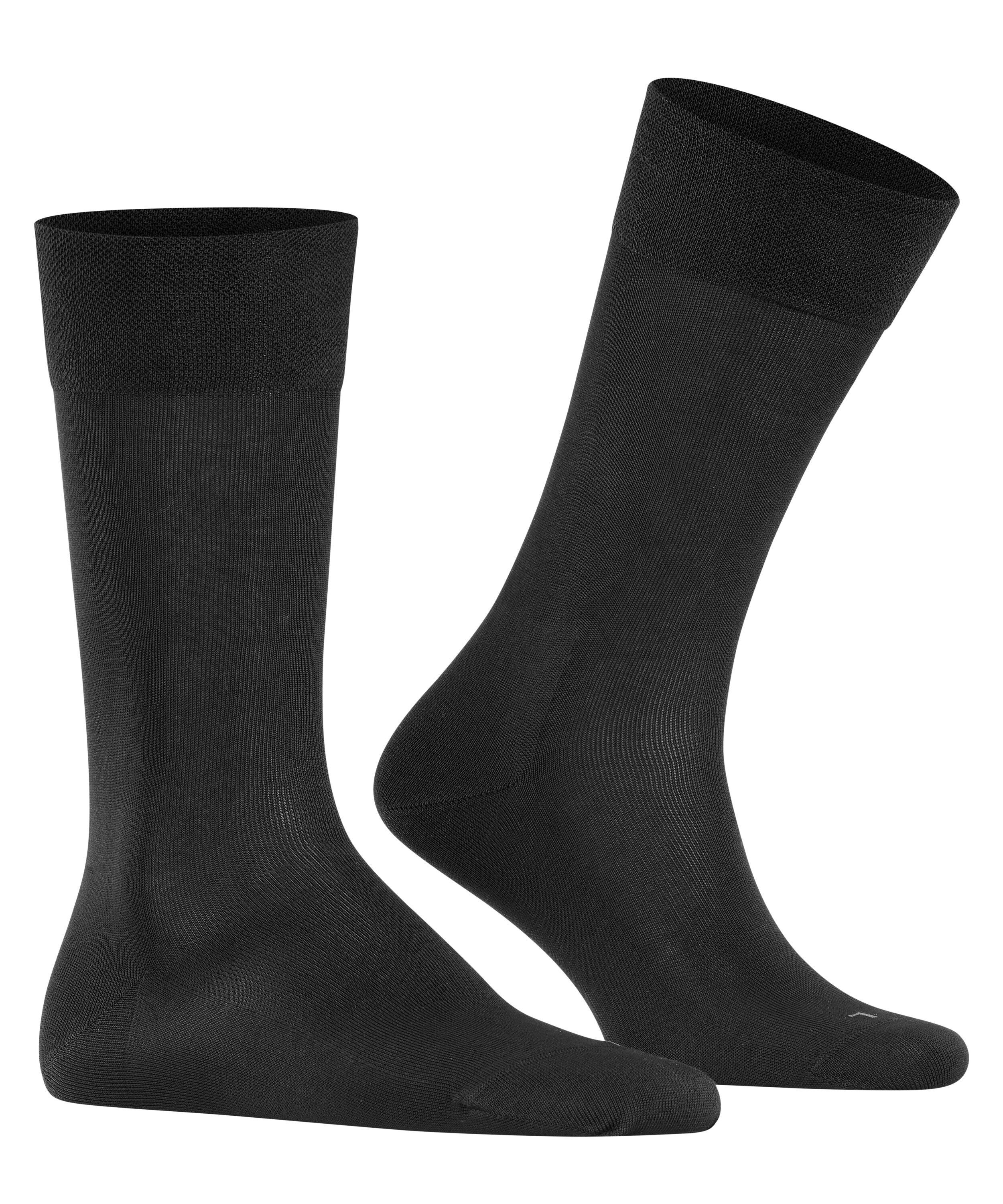 FALKE Sensitive Malaga herensokken, zwart (black)