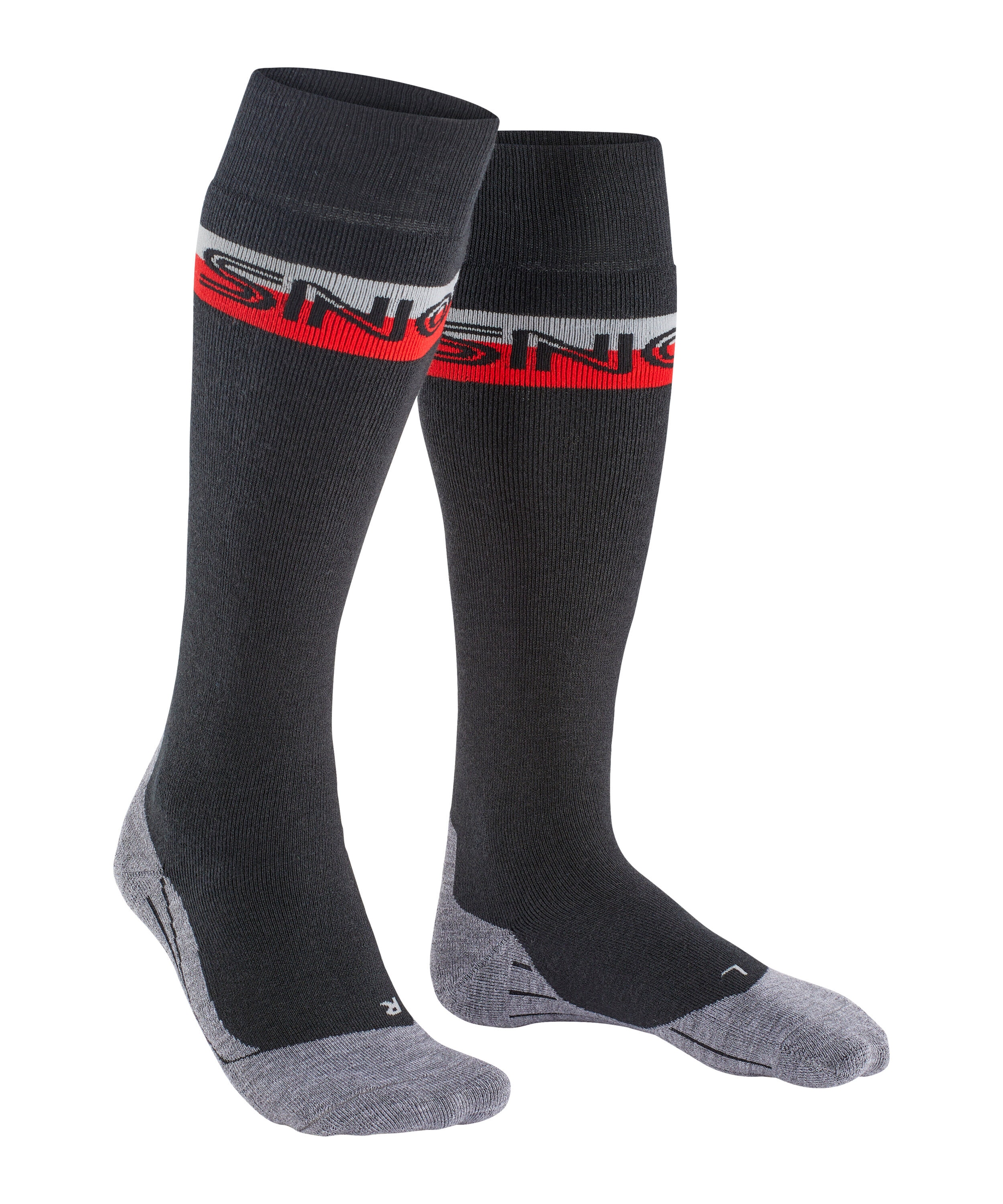 FALKE SK2 Intermediate heren skiing kniekousen, zwart (black-mix)