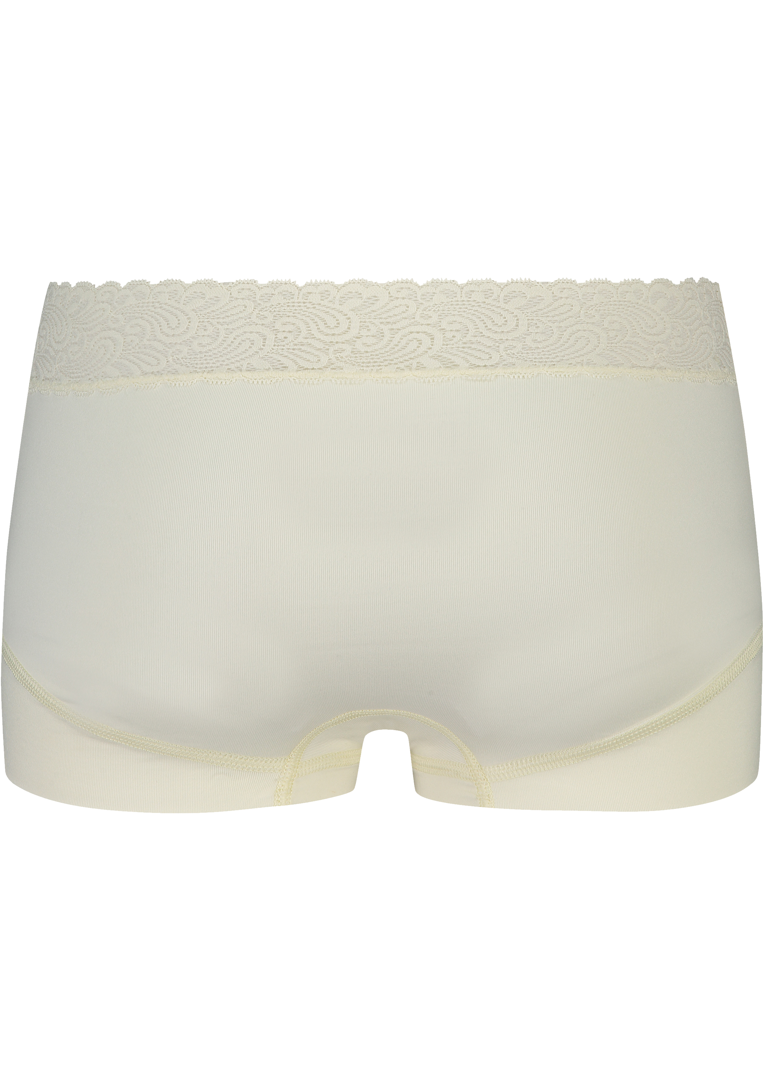 RJ Bodywear Pure Color Kant dames short, ivoor