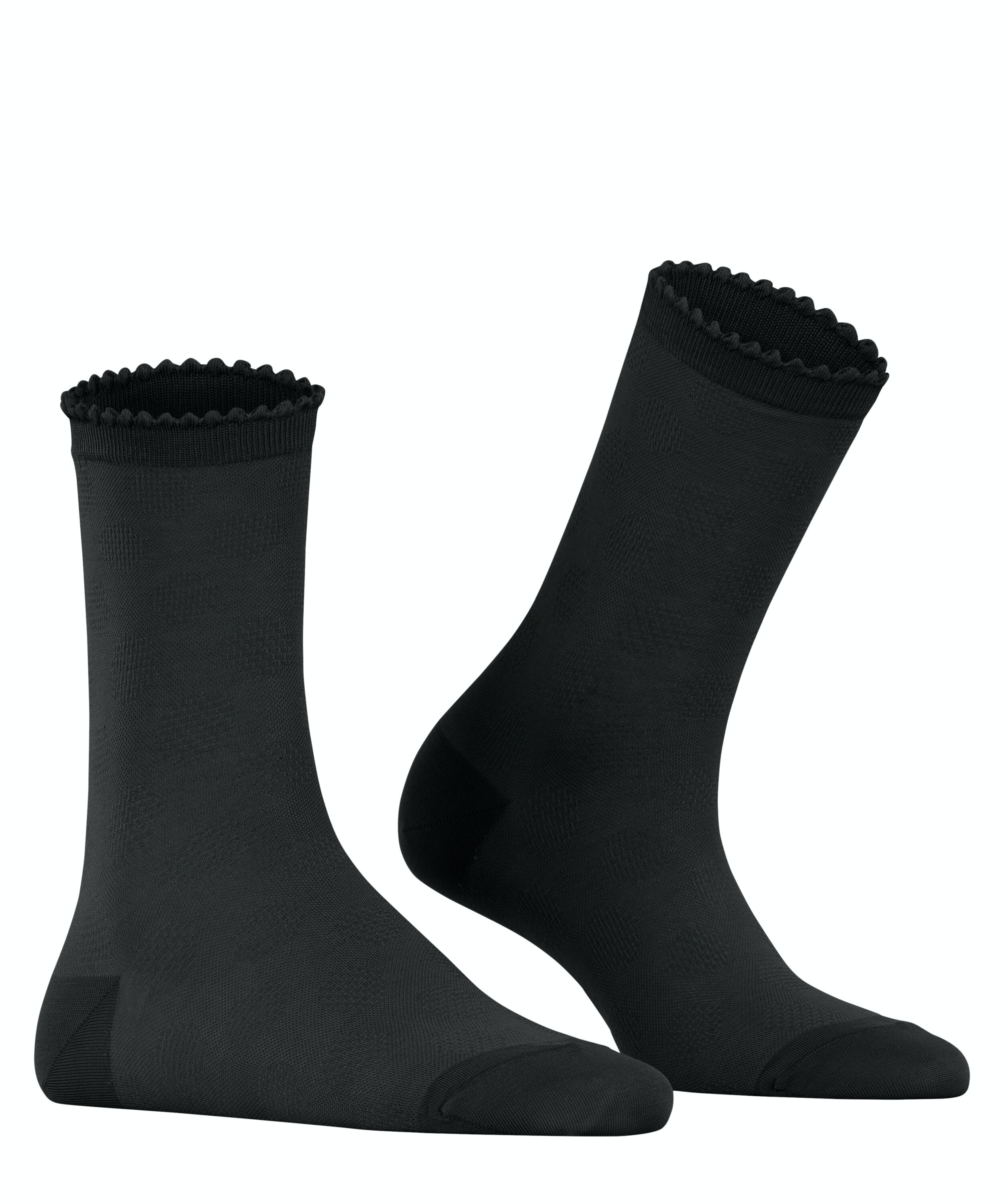 FALKE Bold Dot damessokken, zwart (black)