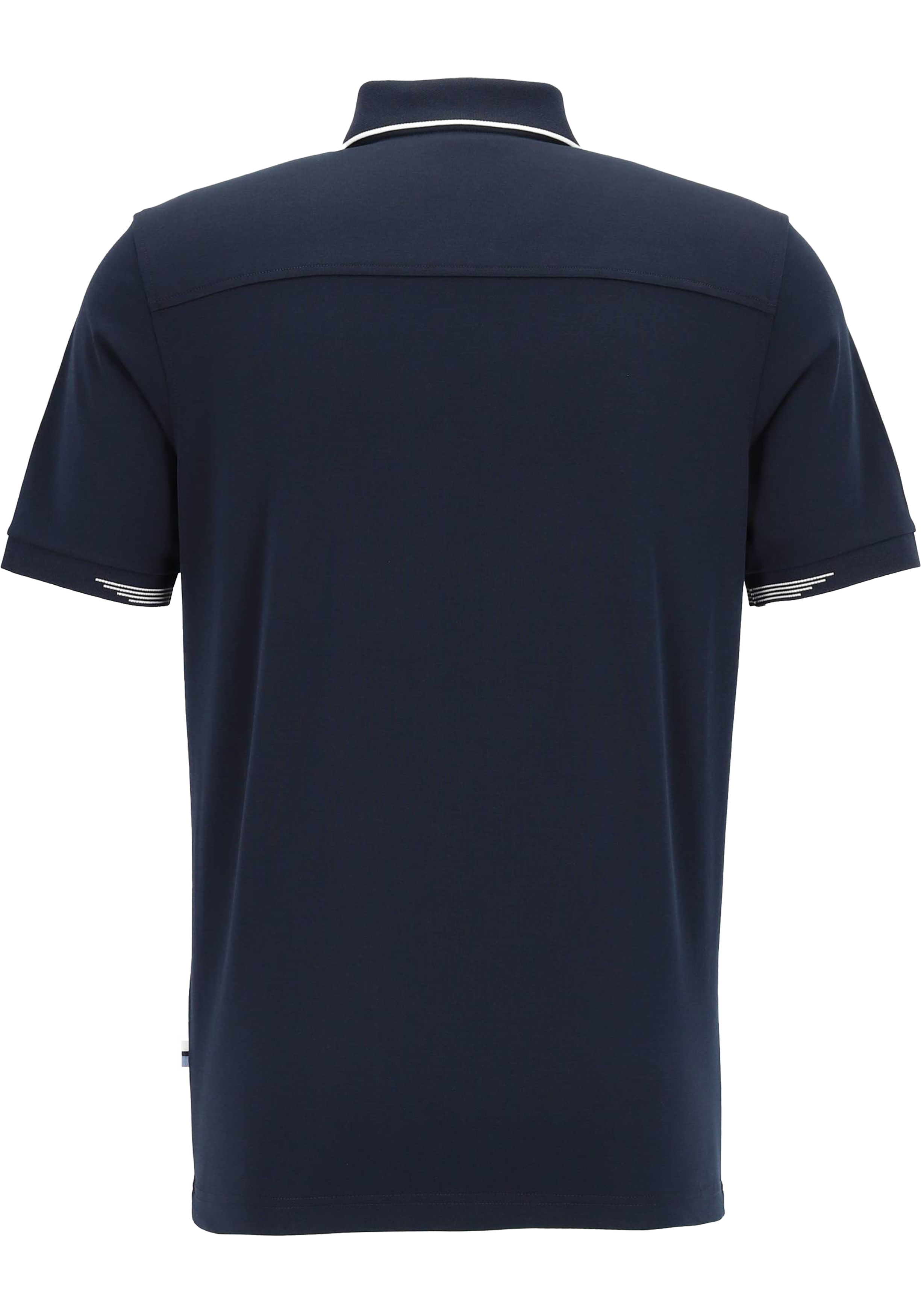 OLYMP Polo Casual, modern fit polo, marine blauw