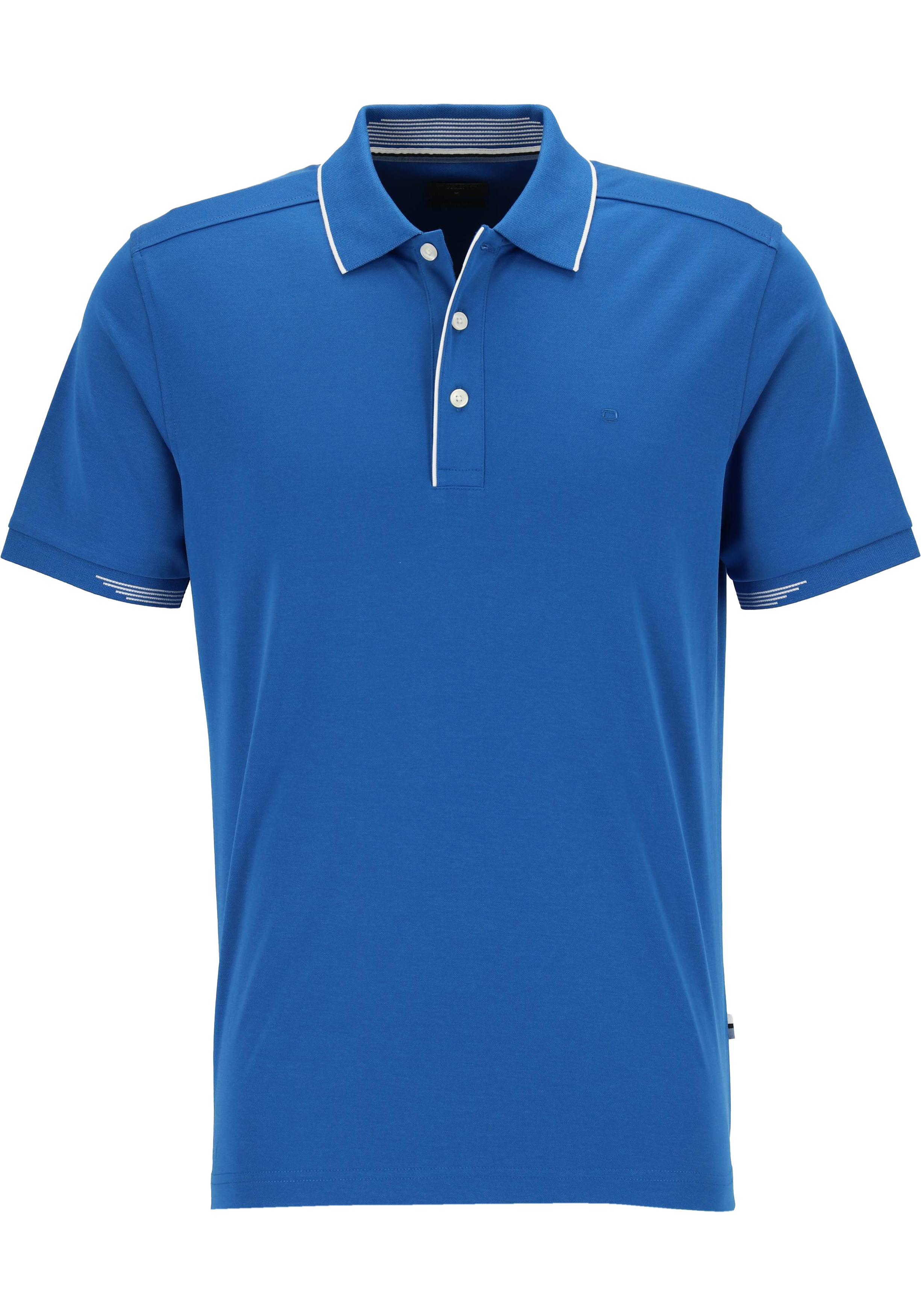 OLYMP Polo Casual, modern fit polo, blauw