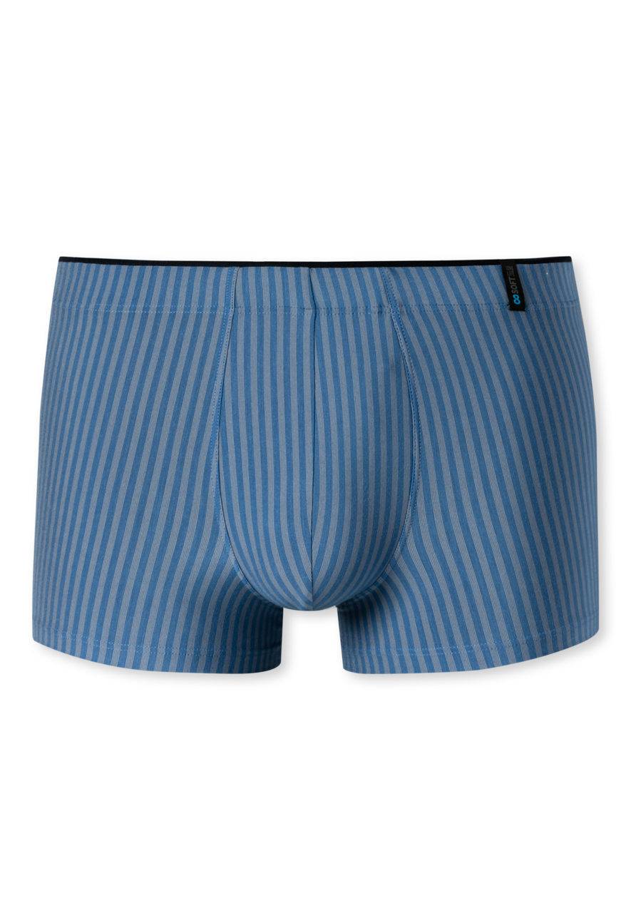 SCHIESSER Long Life Soft boxer (1-pack), heren shorts oceaanblauw gestreept