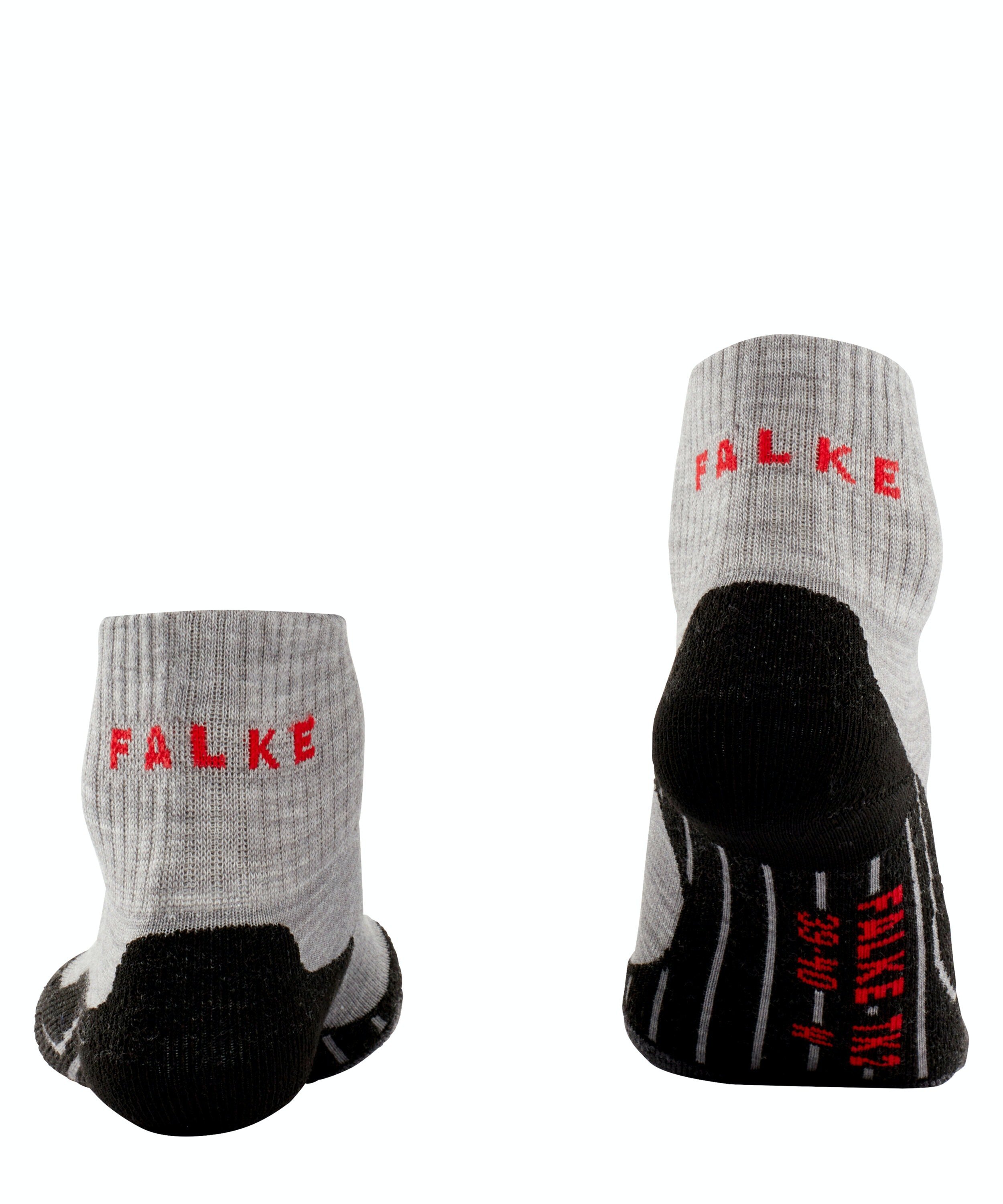 FALKE TK2 Explore damessokken kort, grijs (light grey)