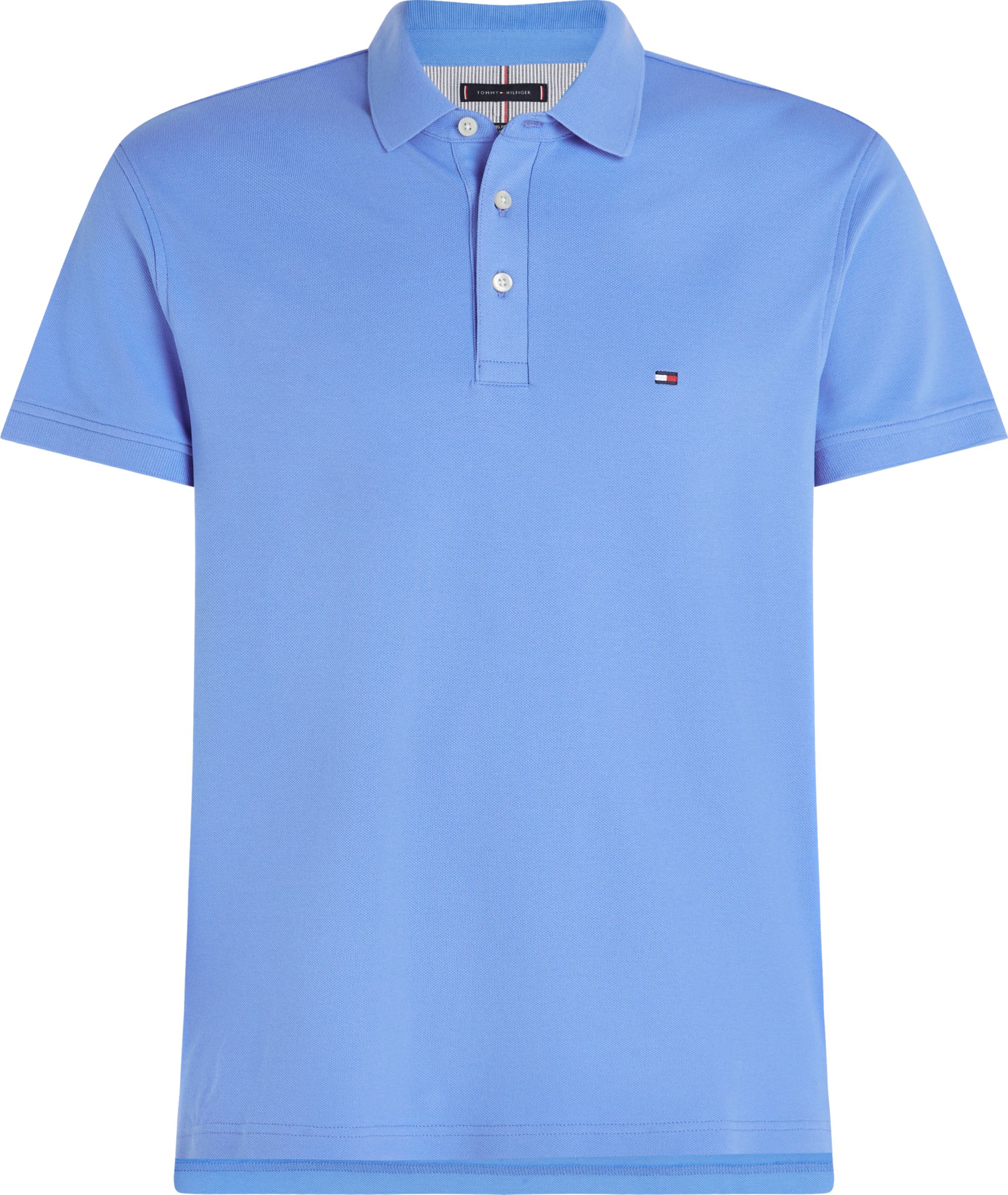 Tommy Hilfiger 1985 Slim Polo, heren poloshirt, middenblauw