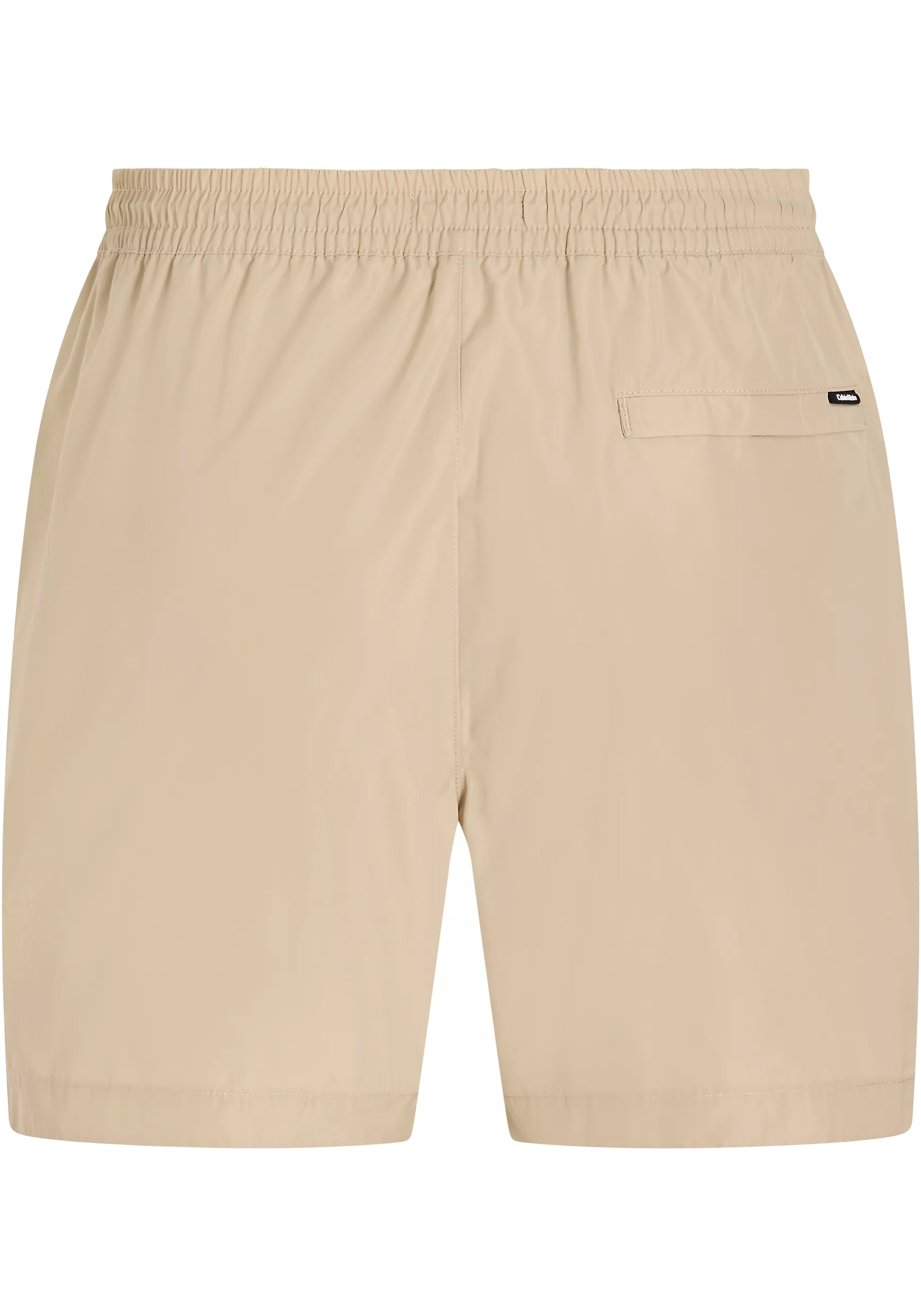 Calvin Klein Medium Drawstring swimshort, heren zwembroek, beige