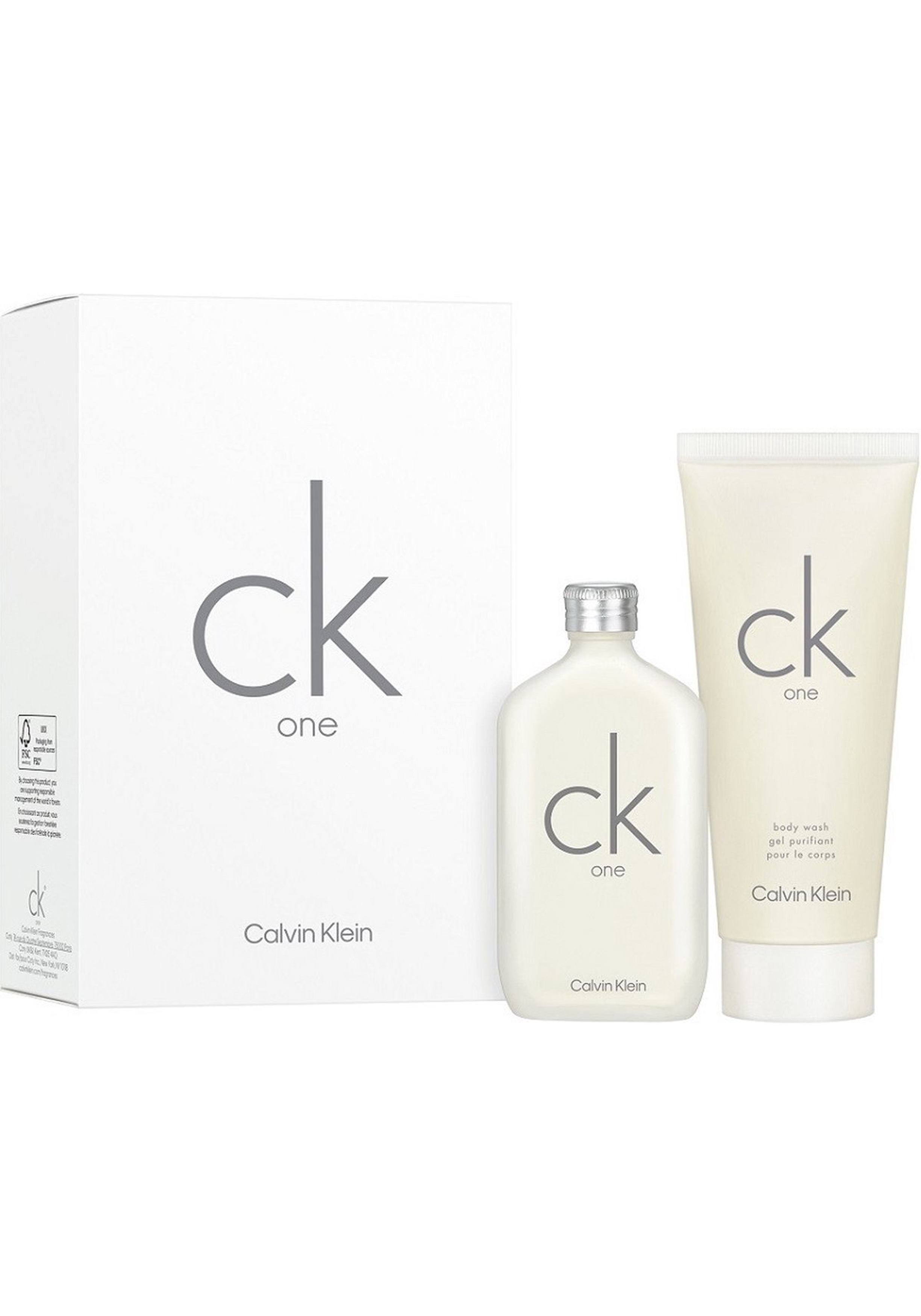 Calvin Klein CK One Set, Eau de Toilette Spray 50ml + Shower Gel 100ml