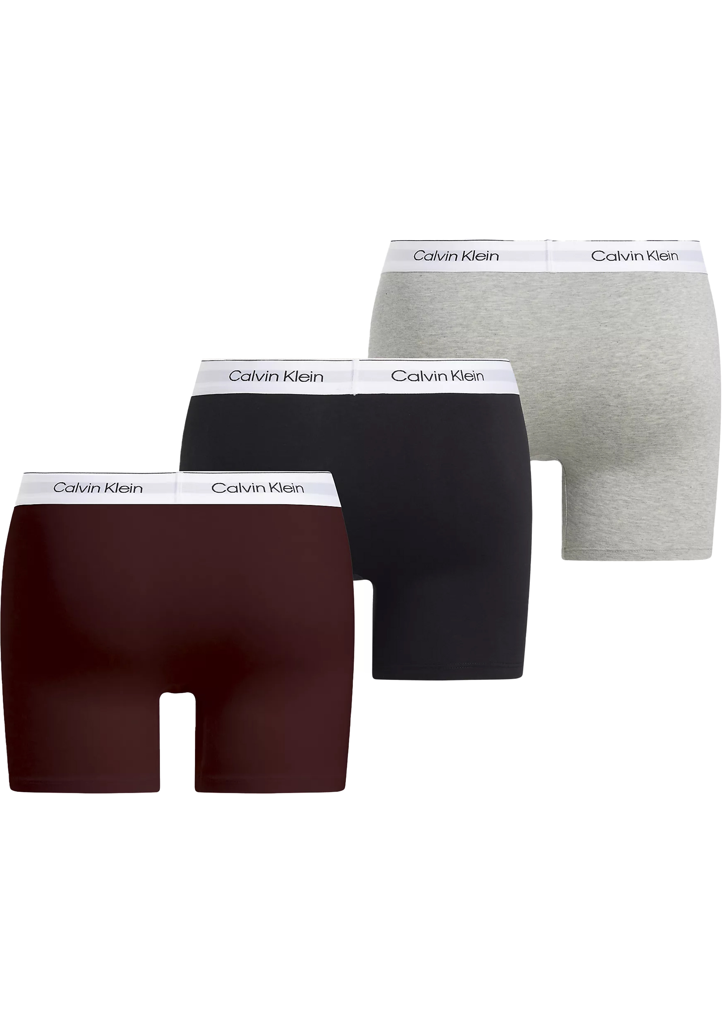 Calvin Klein Boxer Briefs (3-pack), heren boxers extra lang, zwart