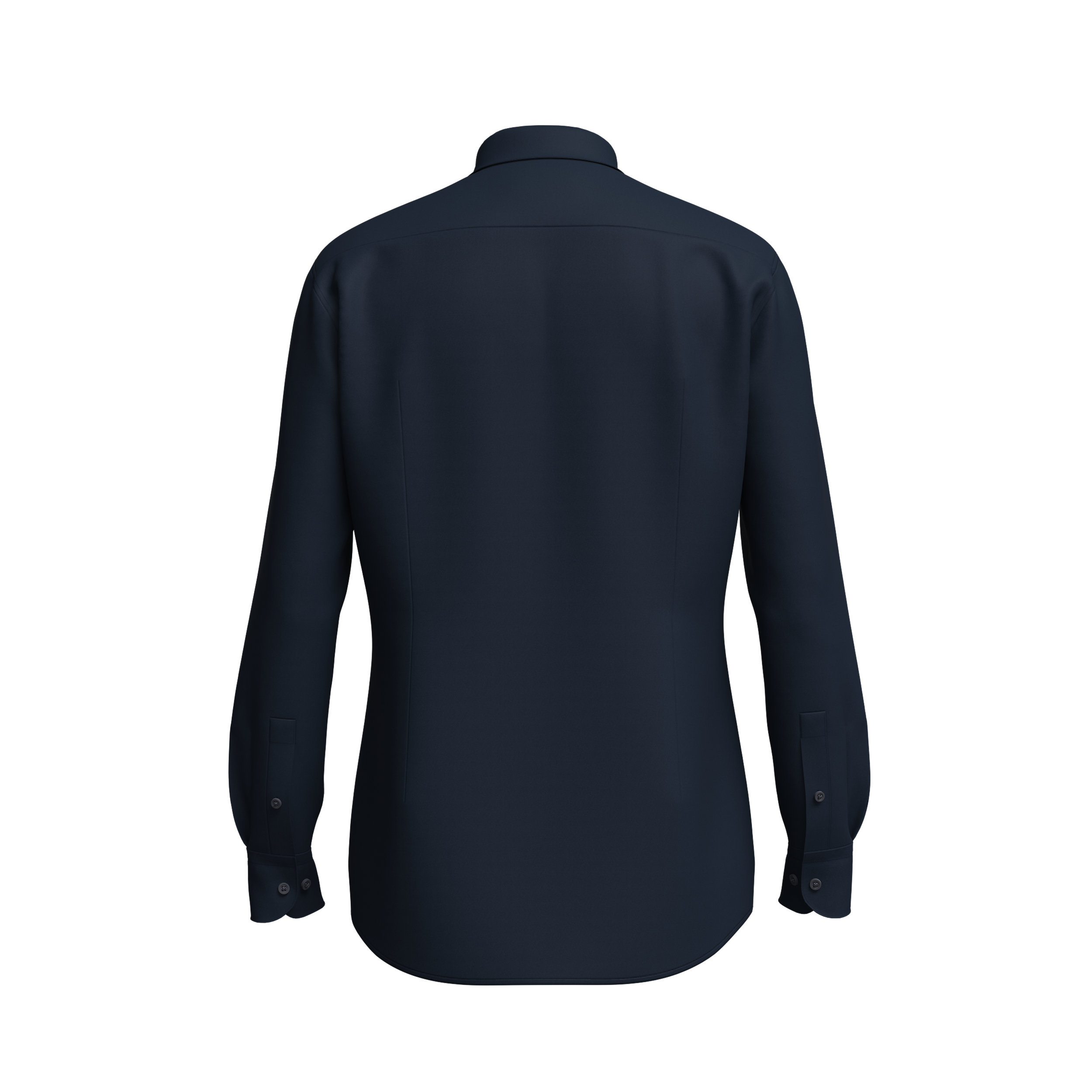 BOSS Hank-s slim fit overhemd, tricot, blauw