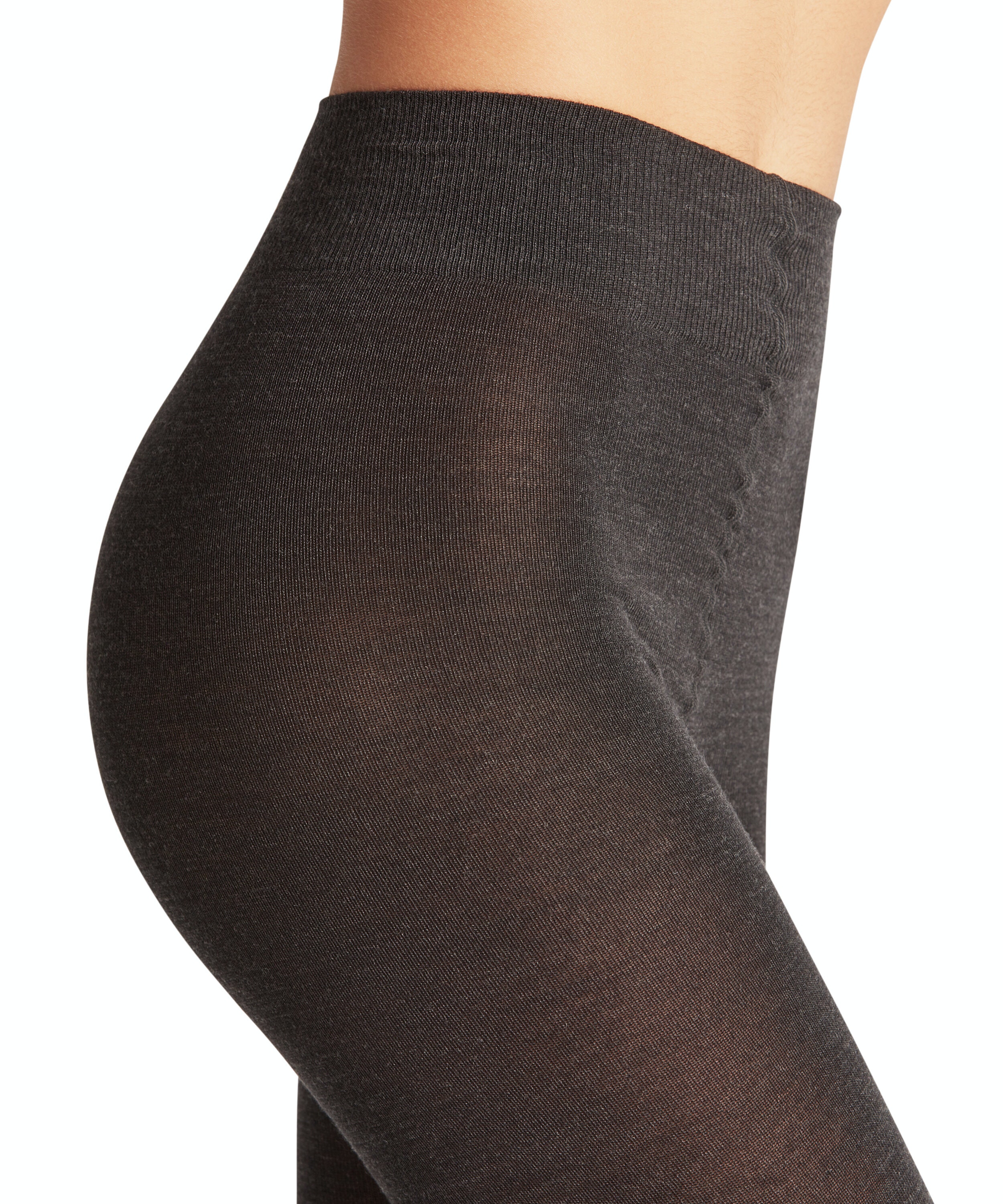 FALKE Softmerino dames panty, anthra.mel