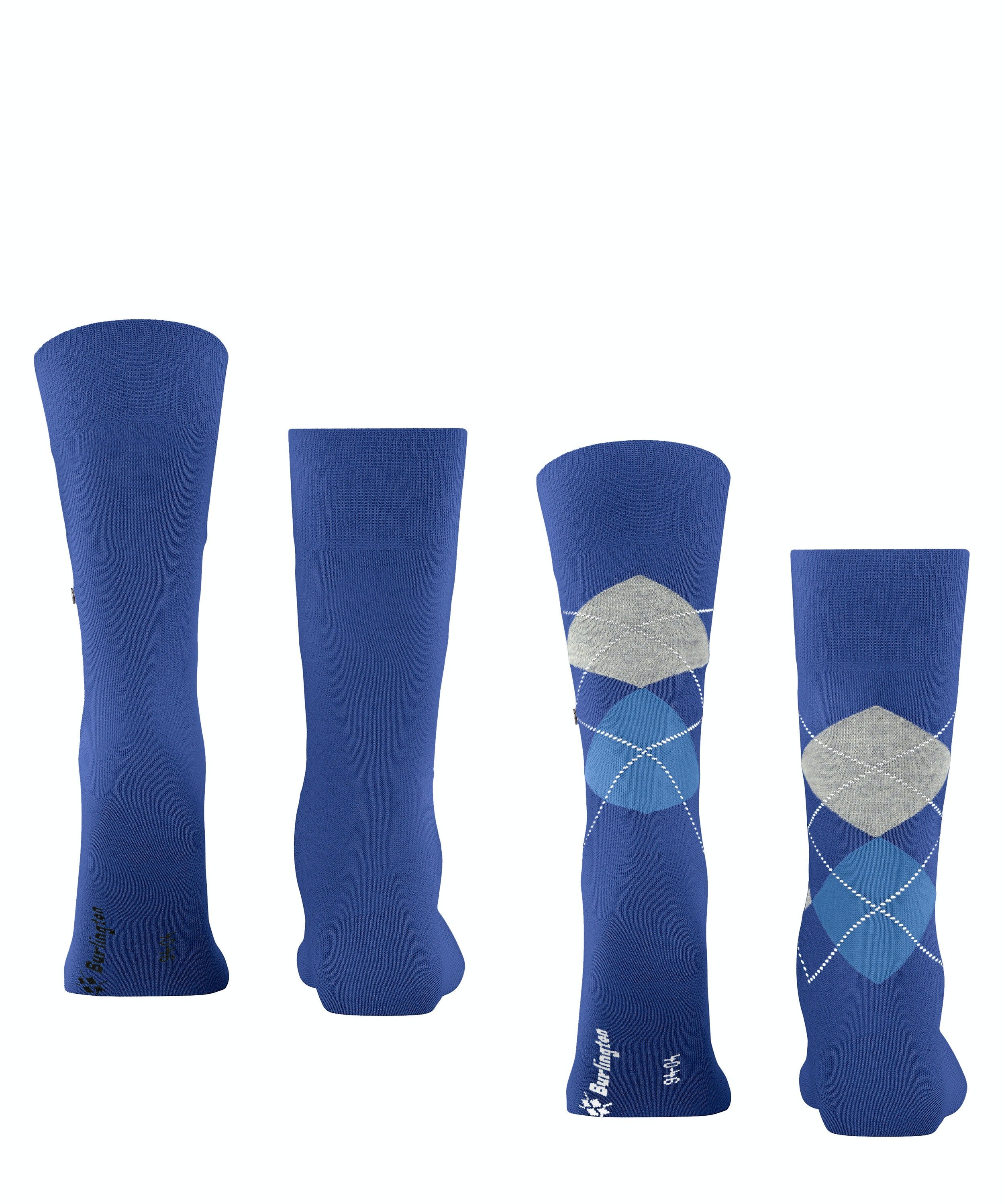 Burlington Everyday 2-Pack herensokken, blauw (night blue)