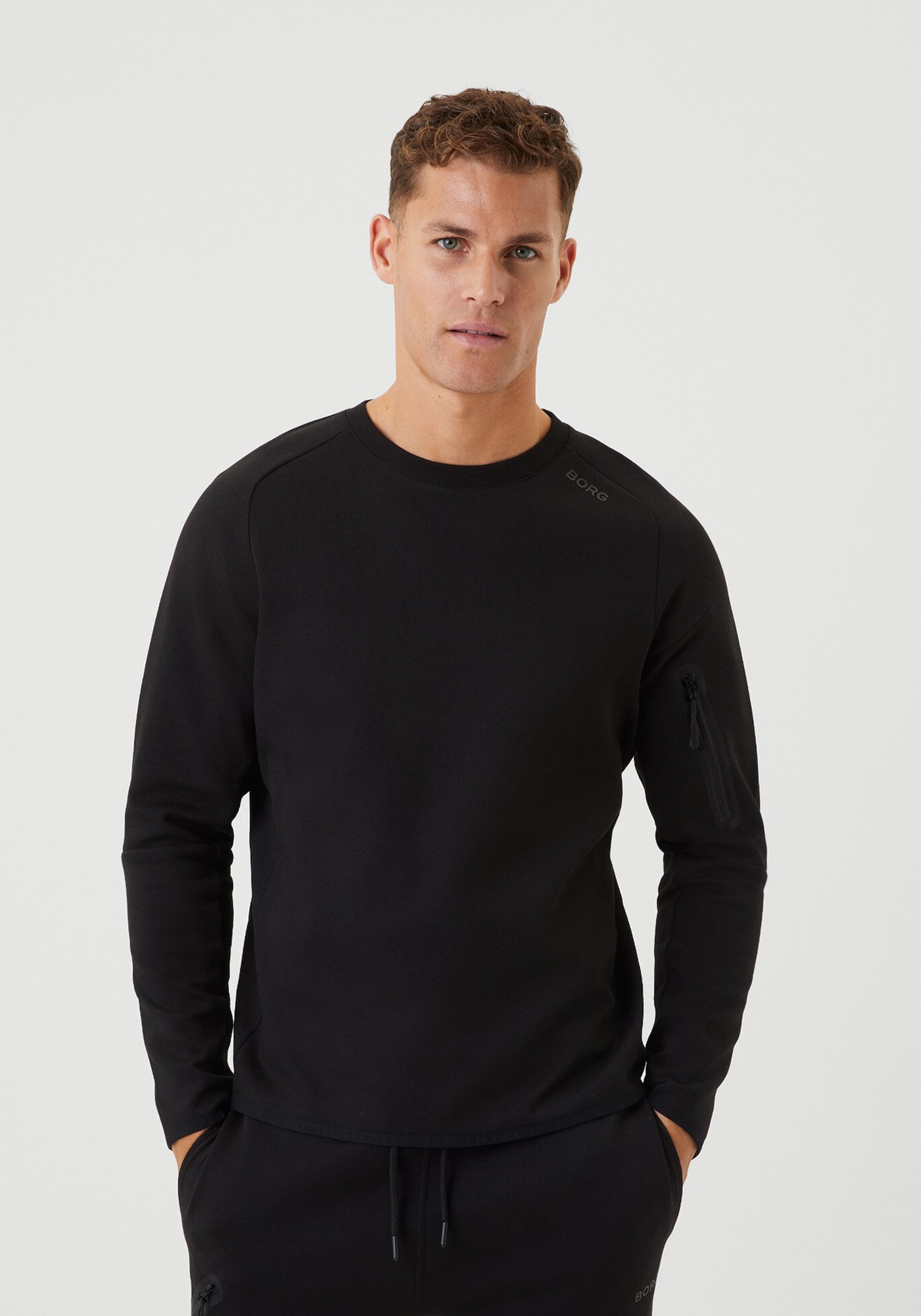 Bjorn Borg tech sweat crew, zwart