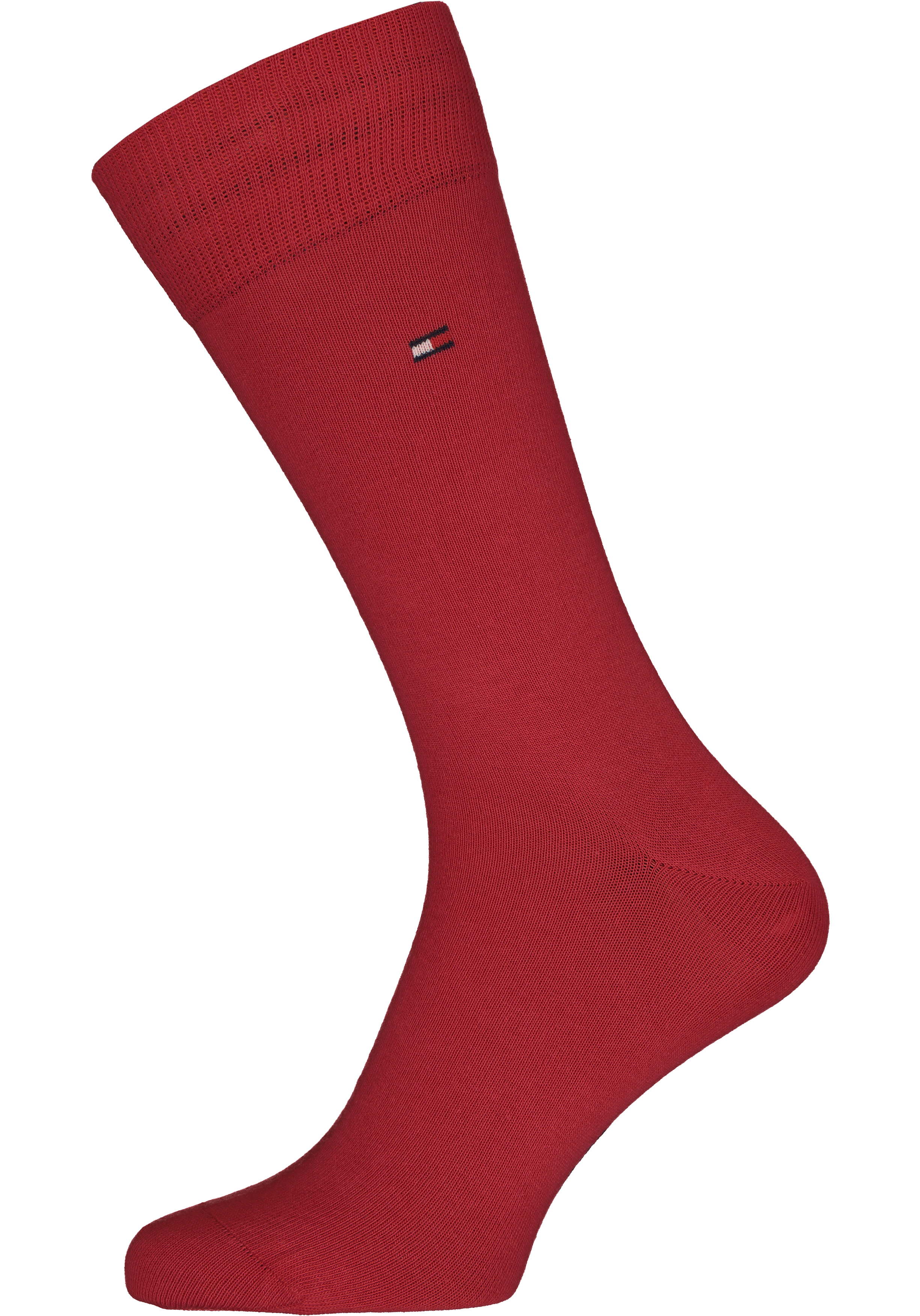 Tommy Hilfiger Classic Socks (2-pack), herensokken katoen, rood en blauw