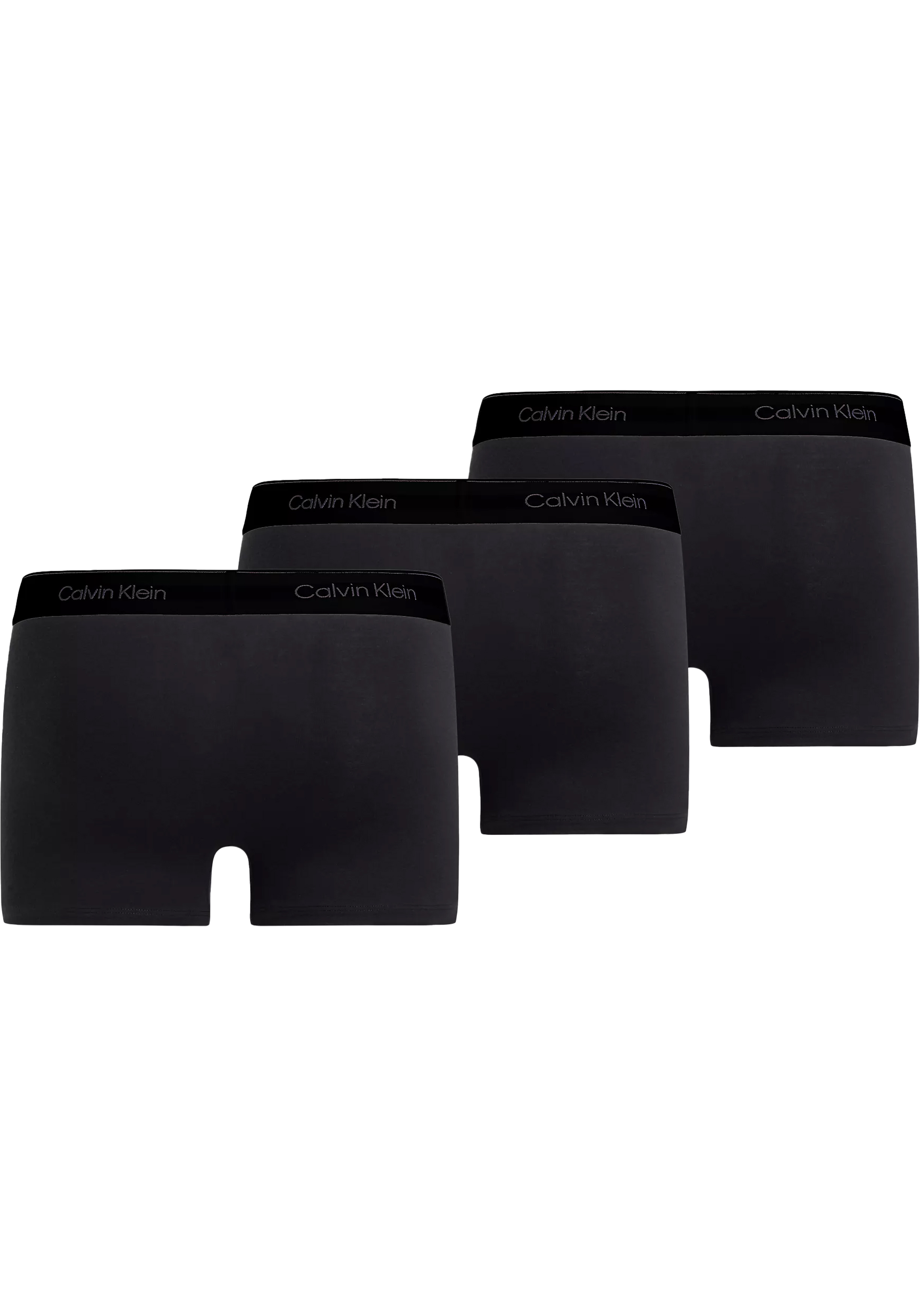 Calvin Klein Trunk (3-pack), heren boxers normale lengte, zwart