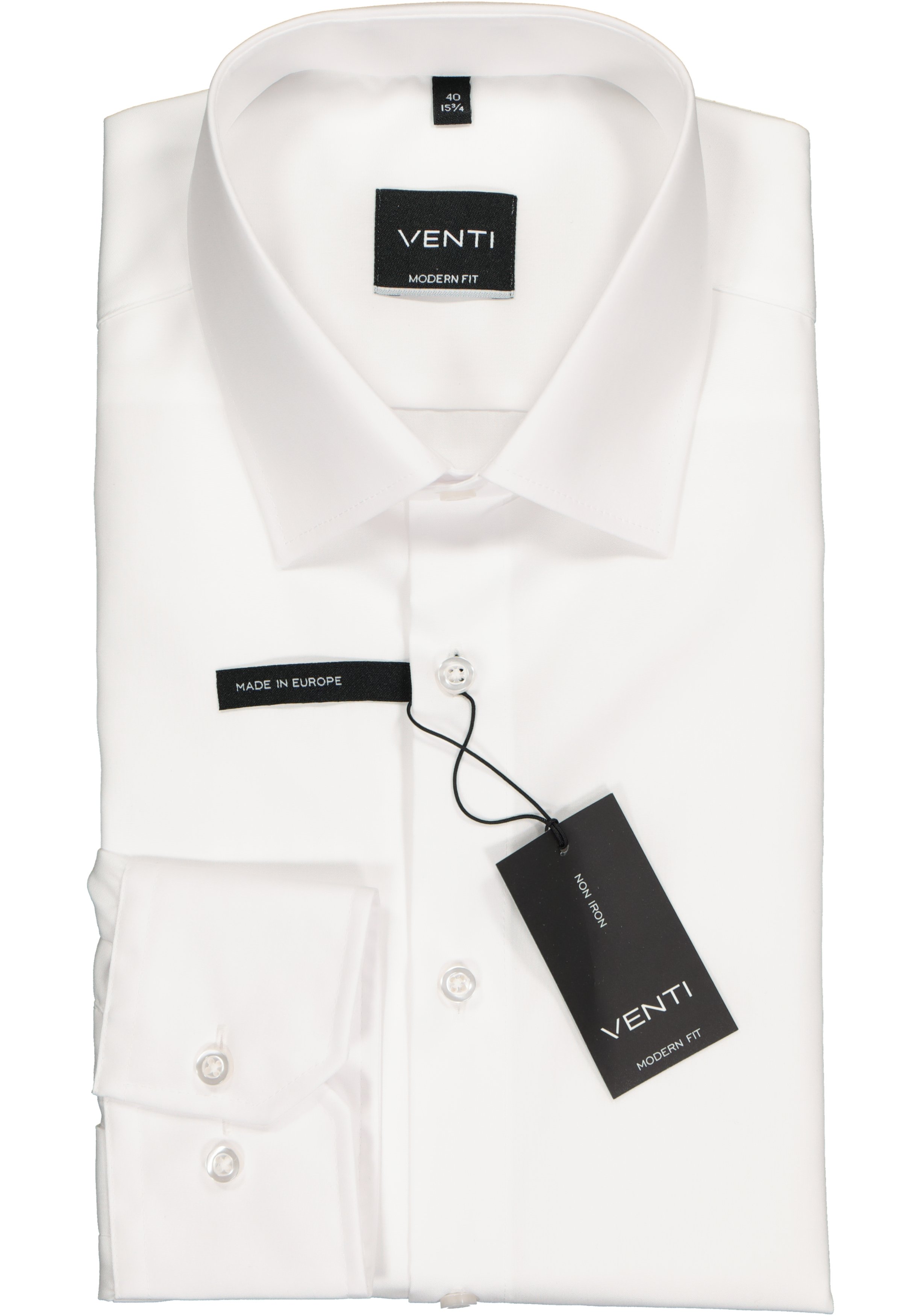 VENTI modern fit overhemd, wit