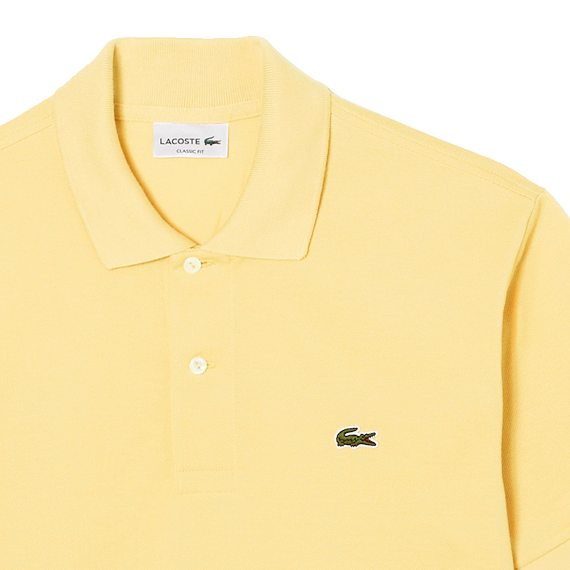 Lacoste Classic Fit polo, geel