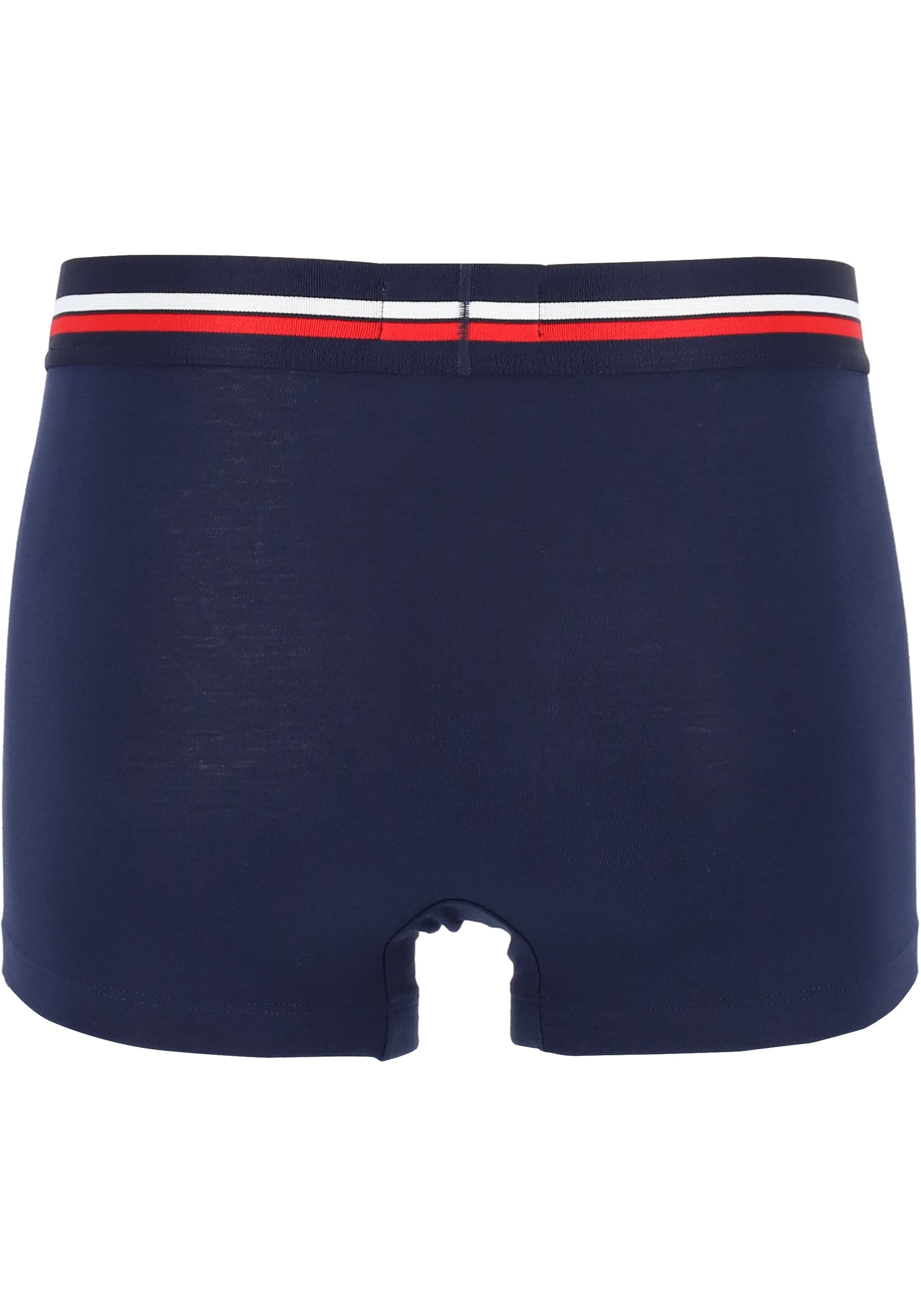 Lacoste Boxer Trunks (3-pack), heren boxers kort, rood, grijs en blauw