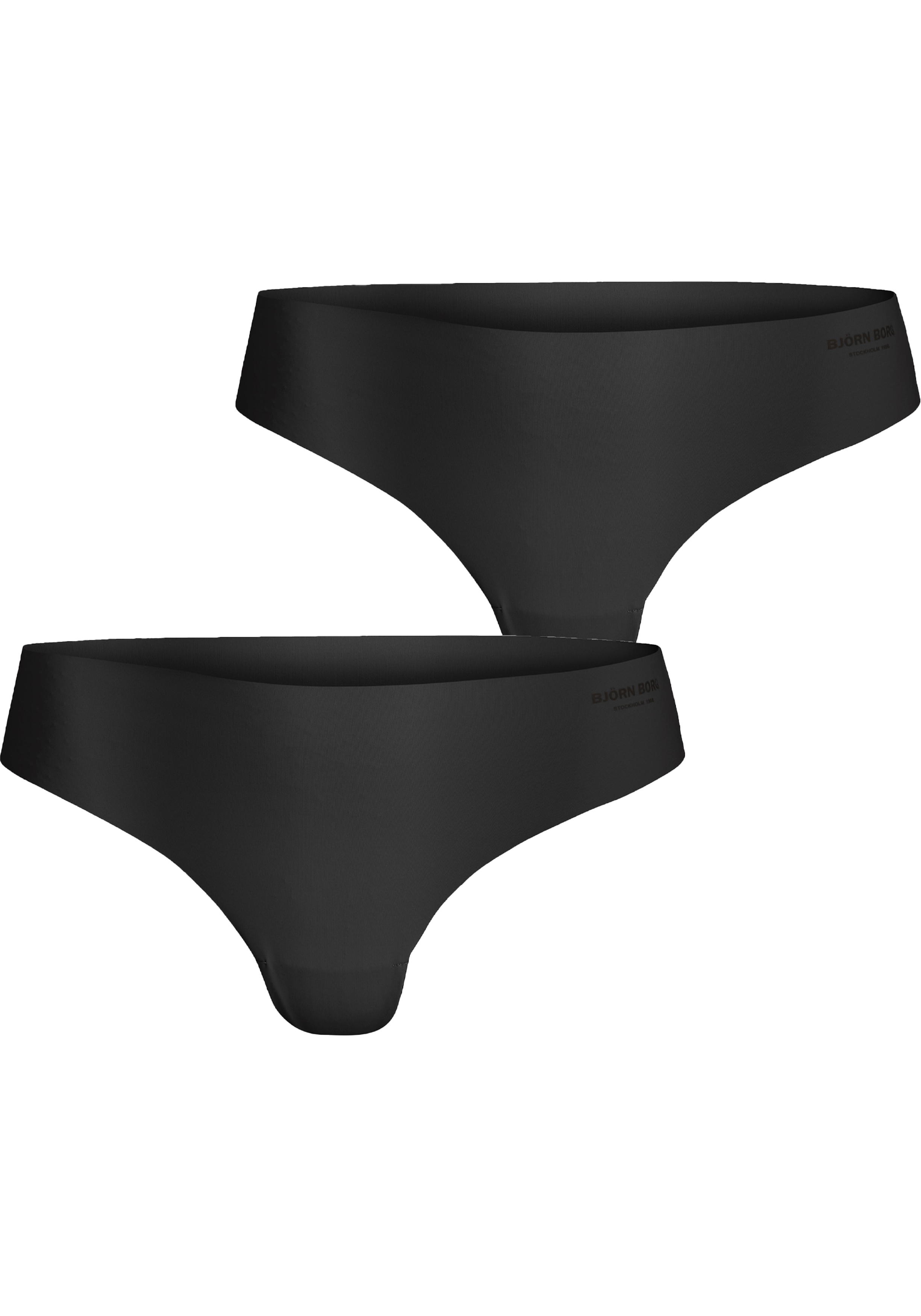 Bjorn Borg dames Performance thong, string (2-pack), zwart