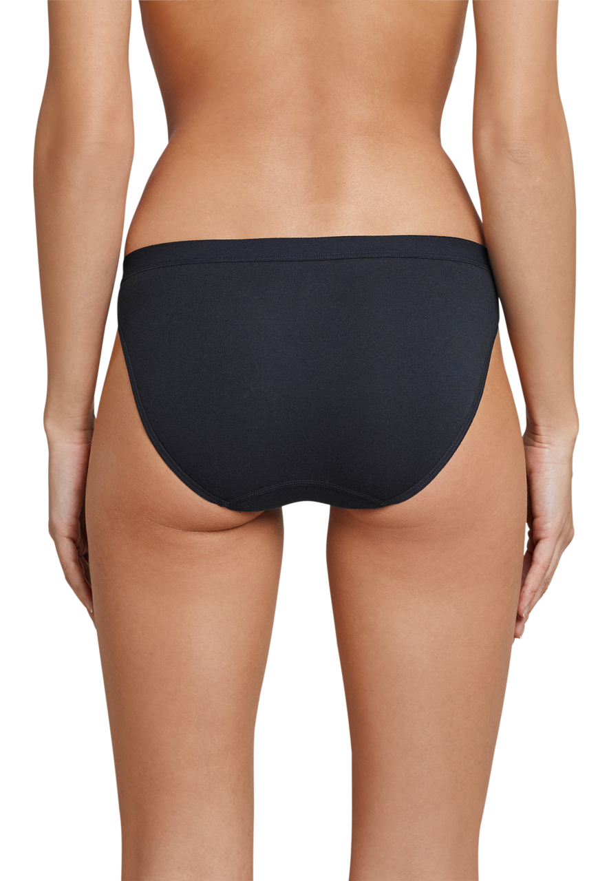 SCHIESSER slip Naturschonheit (1-pack), dames mini slip nachtblauw 