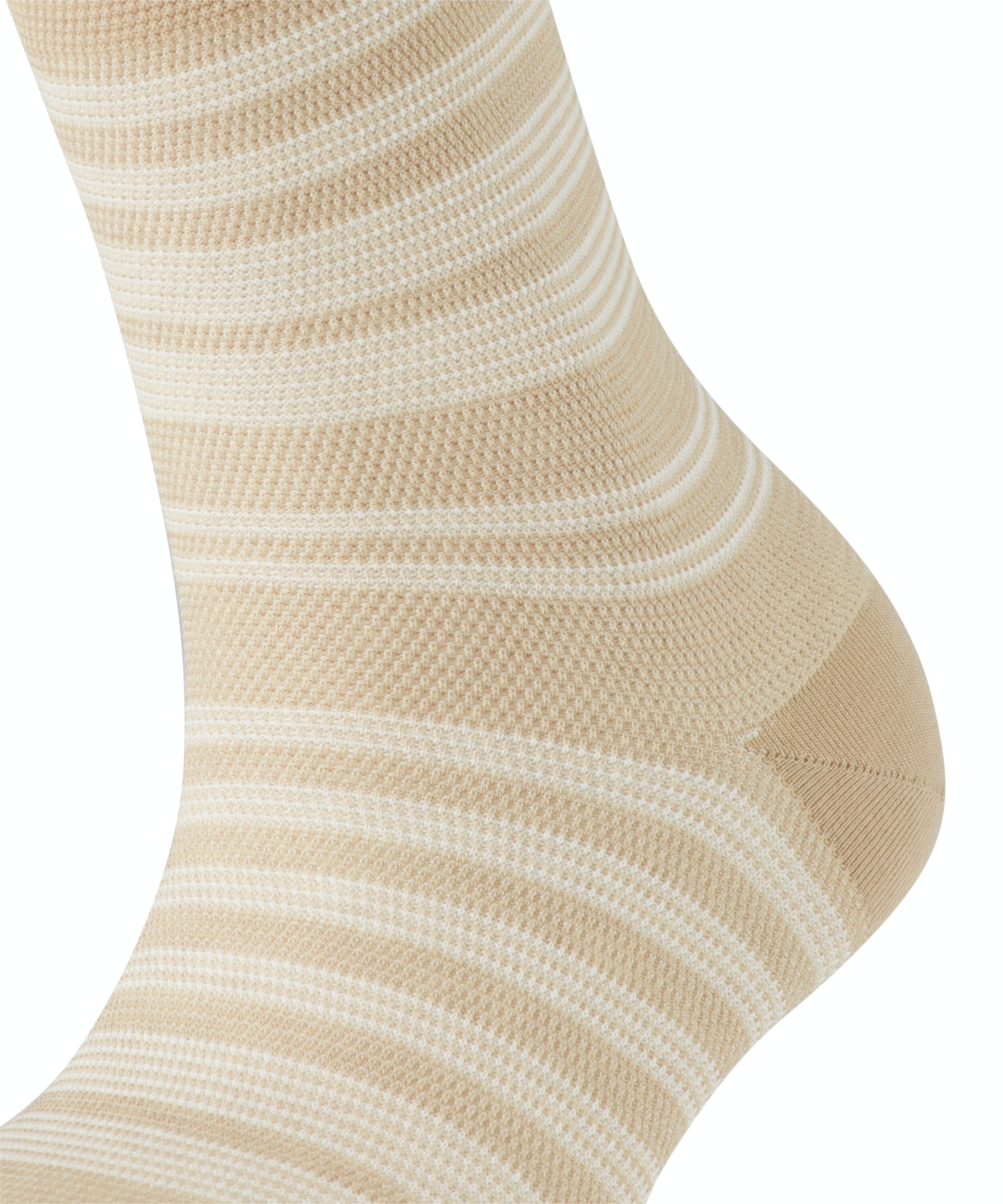 FALKE Sunset Stripe damessokken, wit (pearl)