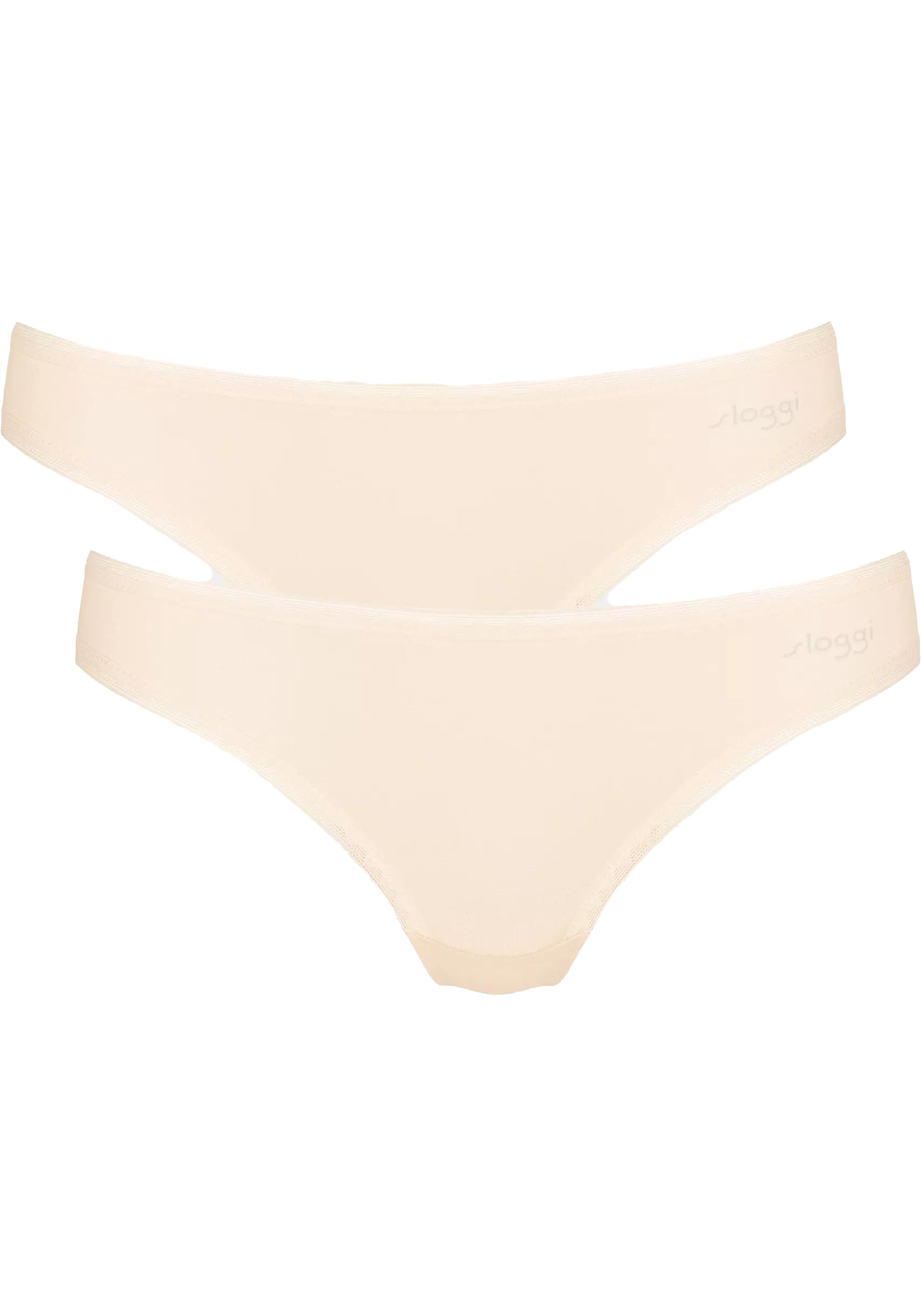 Sloggi Women GO Brazil (2-pack), dames slip, beige