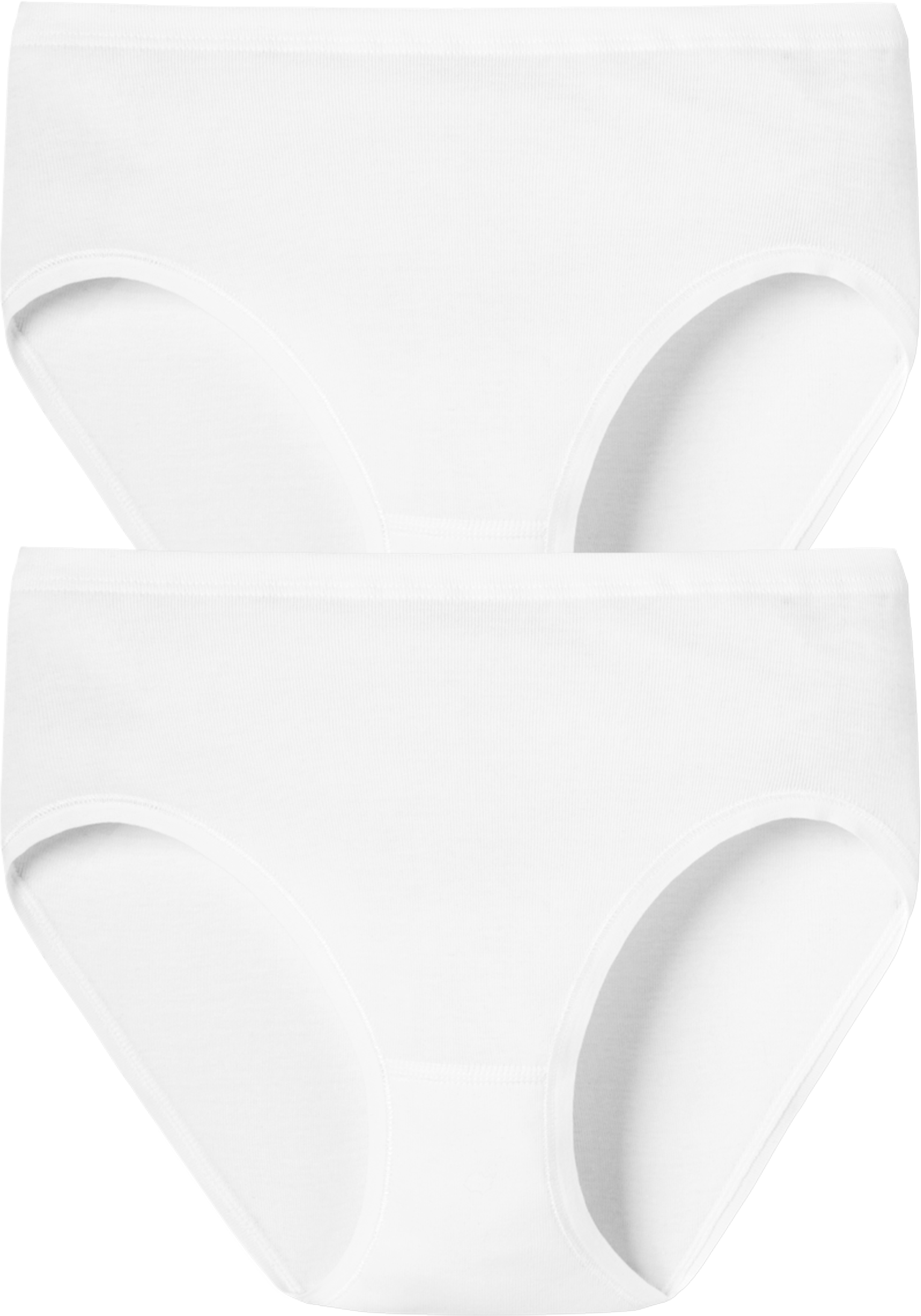 SCHIESSER Original Classics slip (2-pack), dames heup slip wit